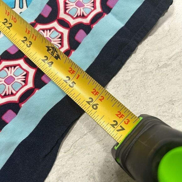 Crown & Ivy Women’s Red Blue V Neck Floral 3/4 Sleeve Top Size 2X - Picture 14 of 15